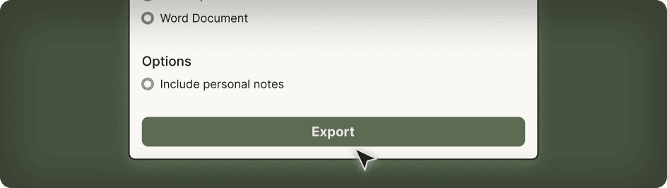 Exporting collected insights from Quartrly