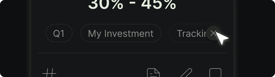Tagging insights across companies in Quartrly