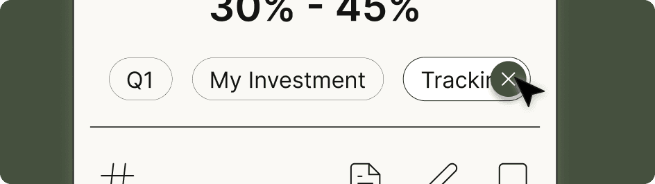 Tagging insights across companies in Quartrly